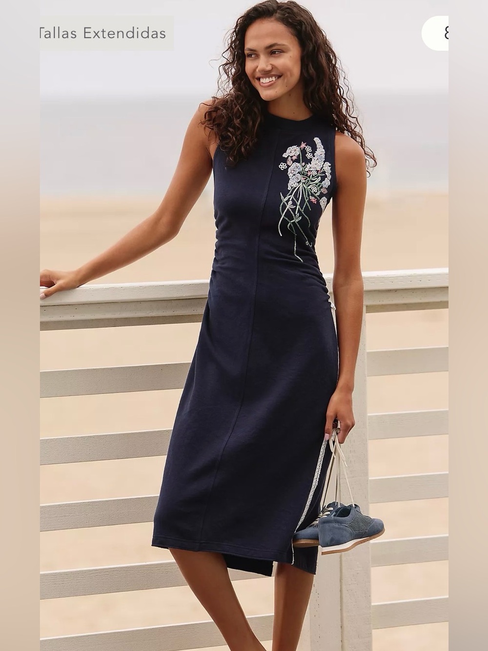 Daily Practice Sports Start Sleeveless Midi Dress
